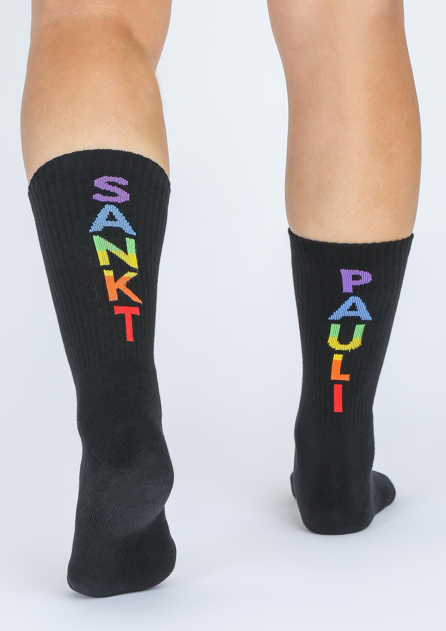 Tennis socks "Rainbow" black