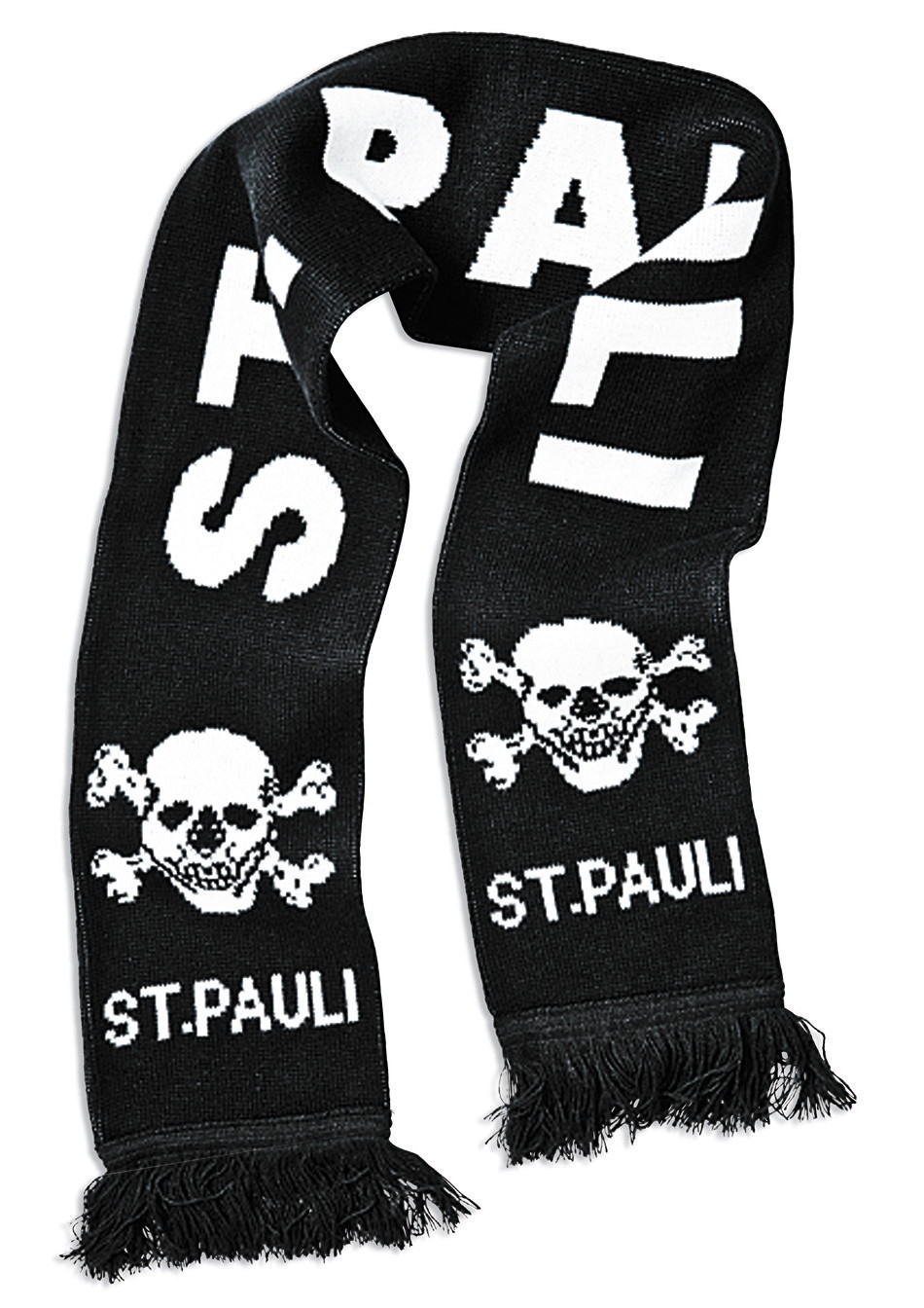 Skull and crossbones scarf