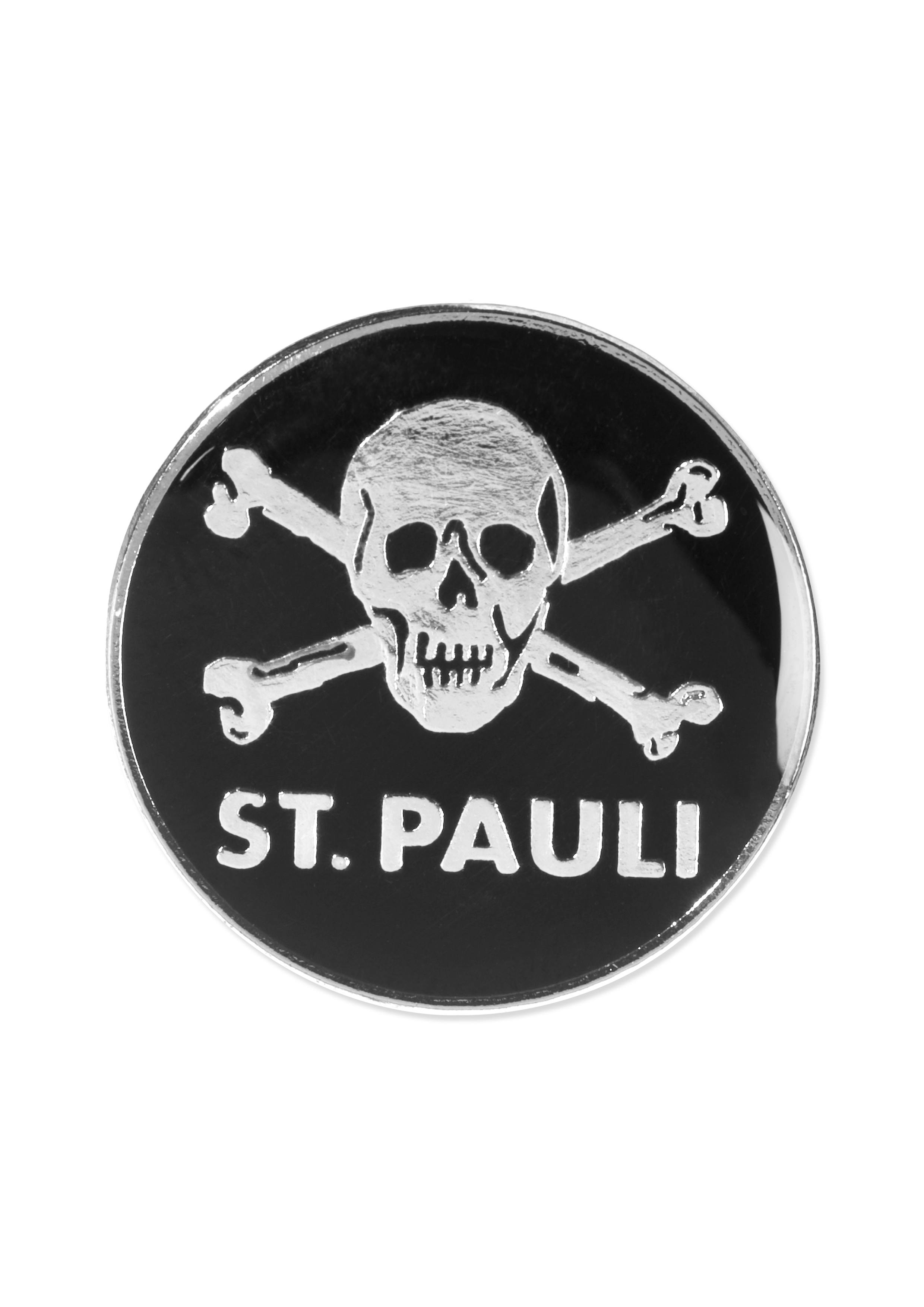 Skull and crossbones pin