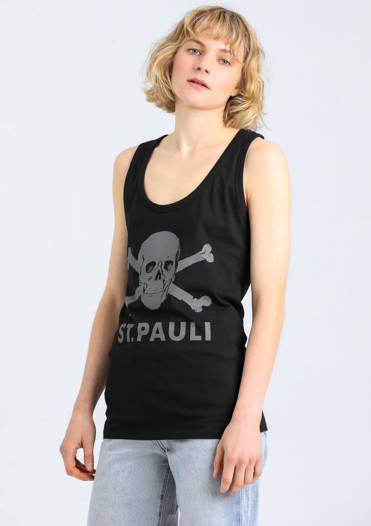 Tanktop Skull and Crossbones 