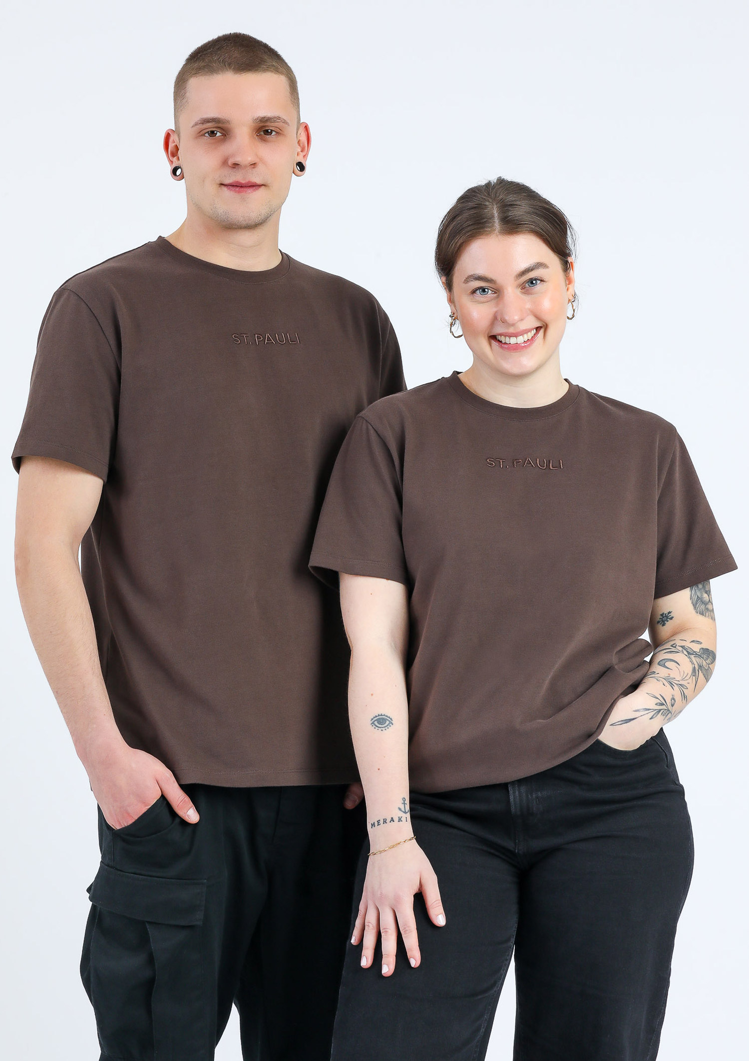 T-Shirt "All Colours" - Chocolate Brown