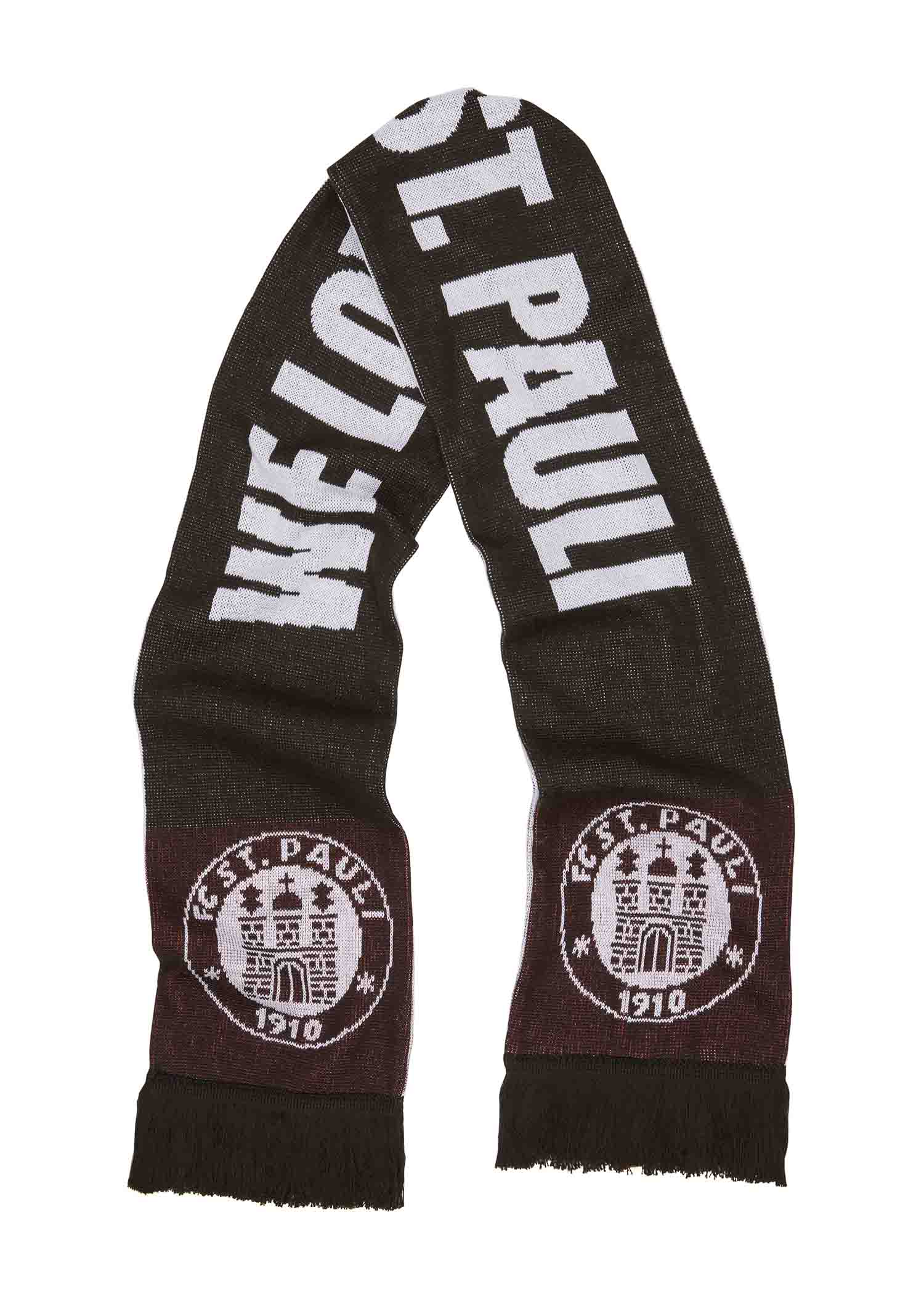 Schal "We Love St. Pauli" - braun