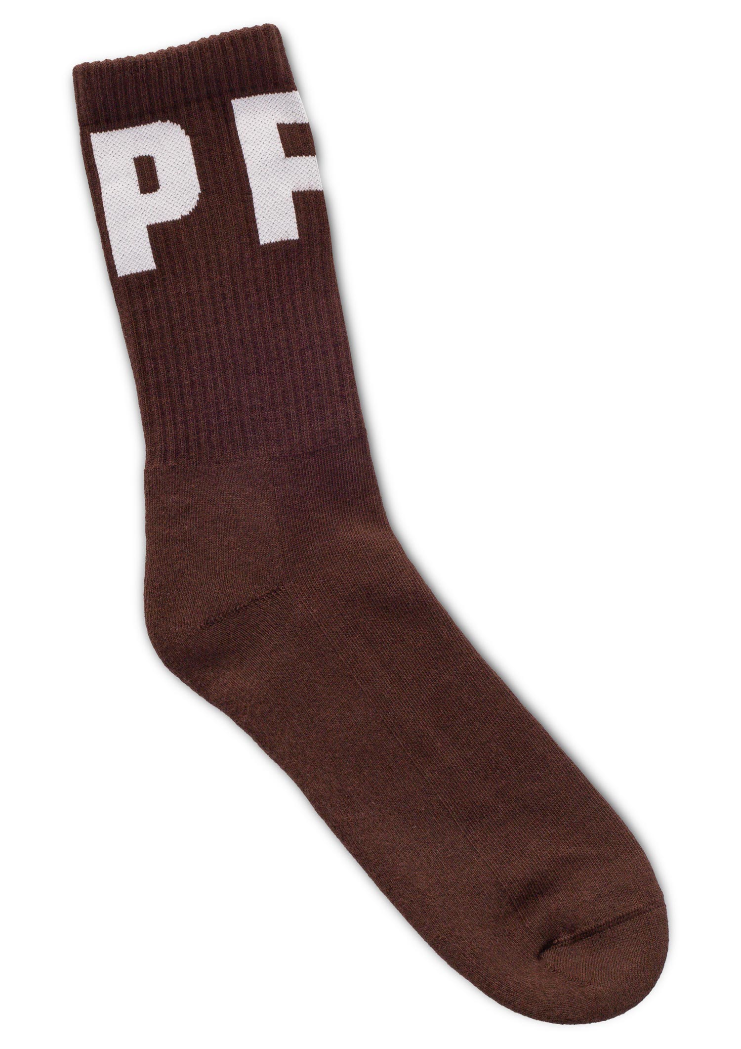 Tennis socks "FCSP" brown-white