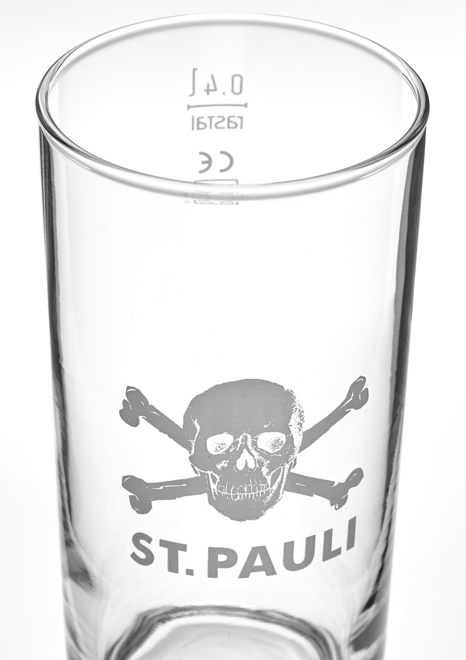 Glass 0,4 l skull and crossbones