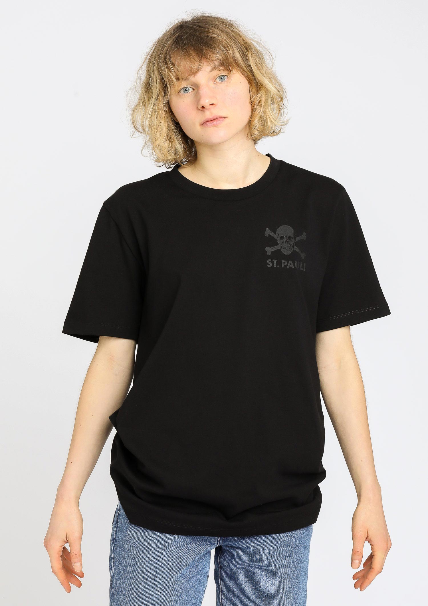 T-Shirt "All Black" Totenkopf