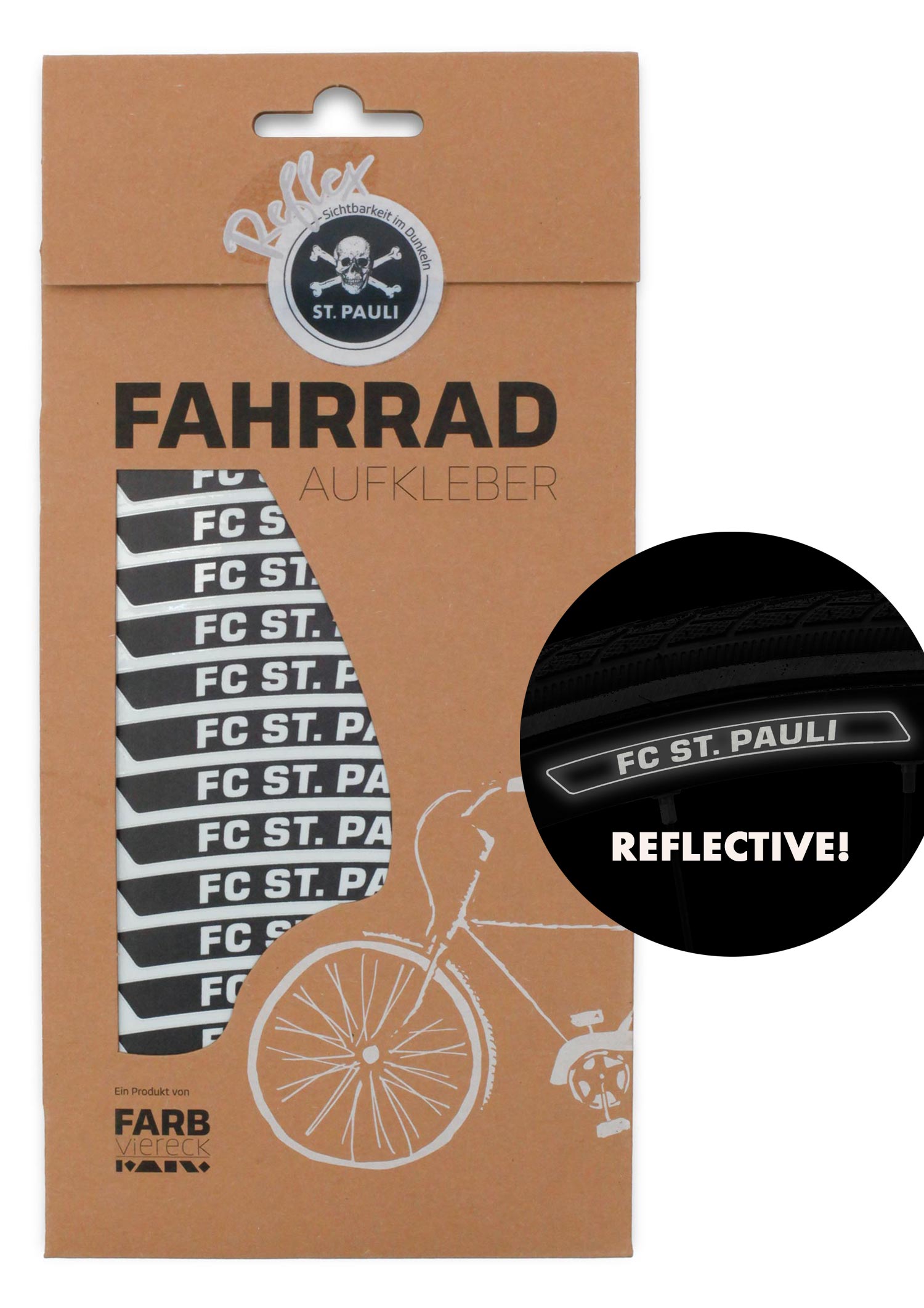 FCSP Reflective Bike Stickers