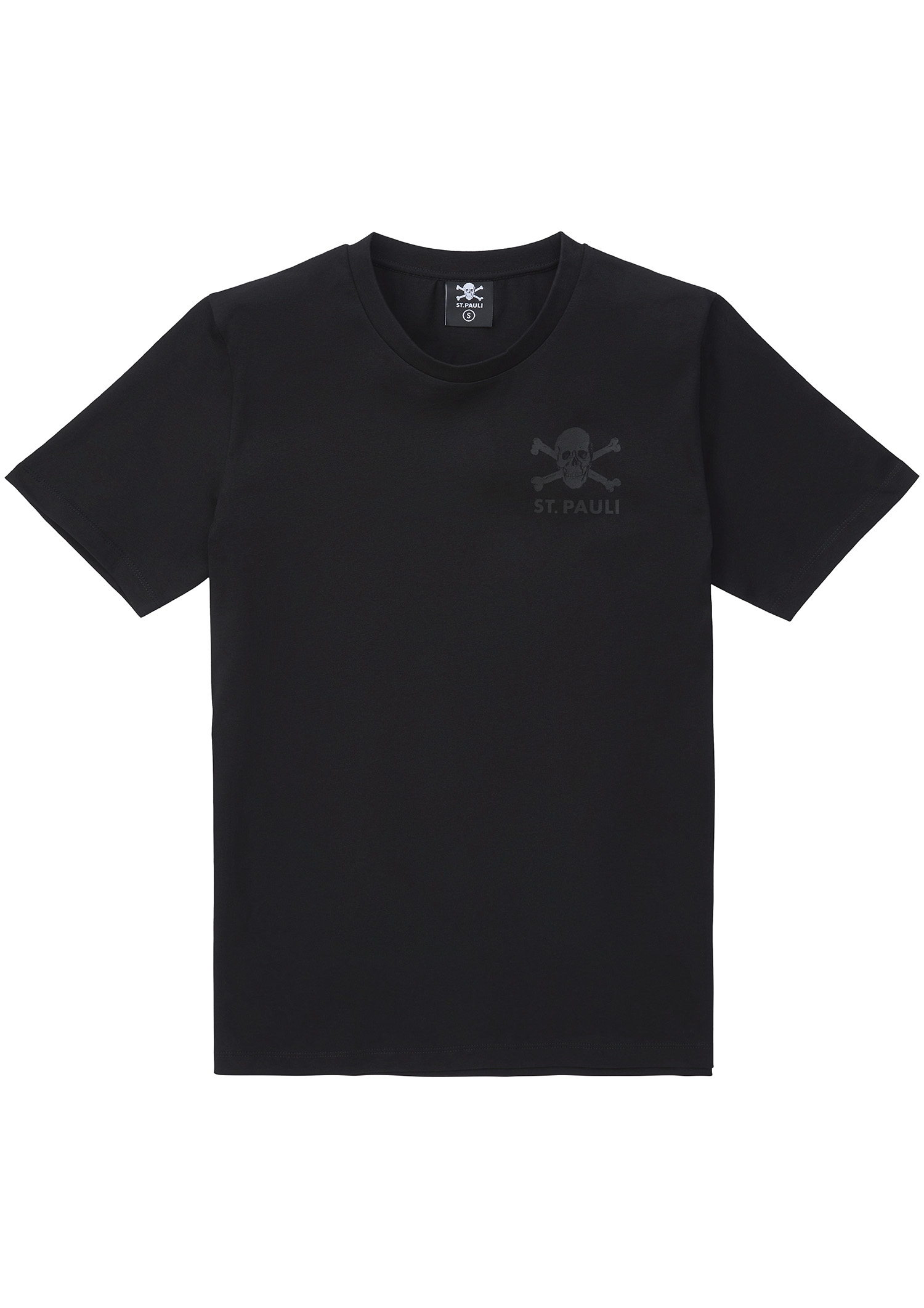T-Shirt "All Black" Skull and Crossbones 