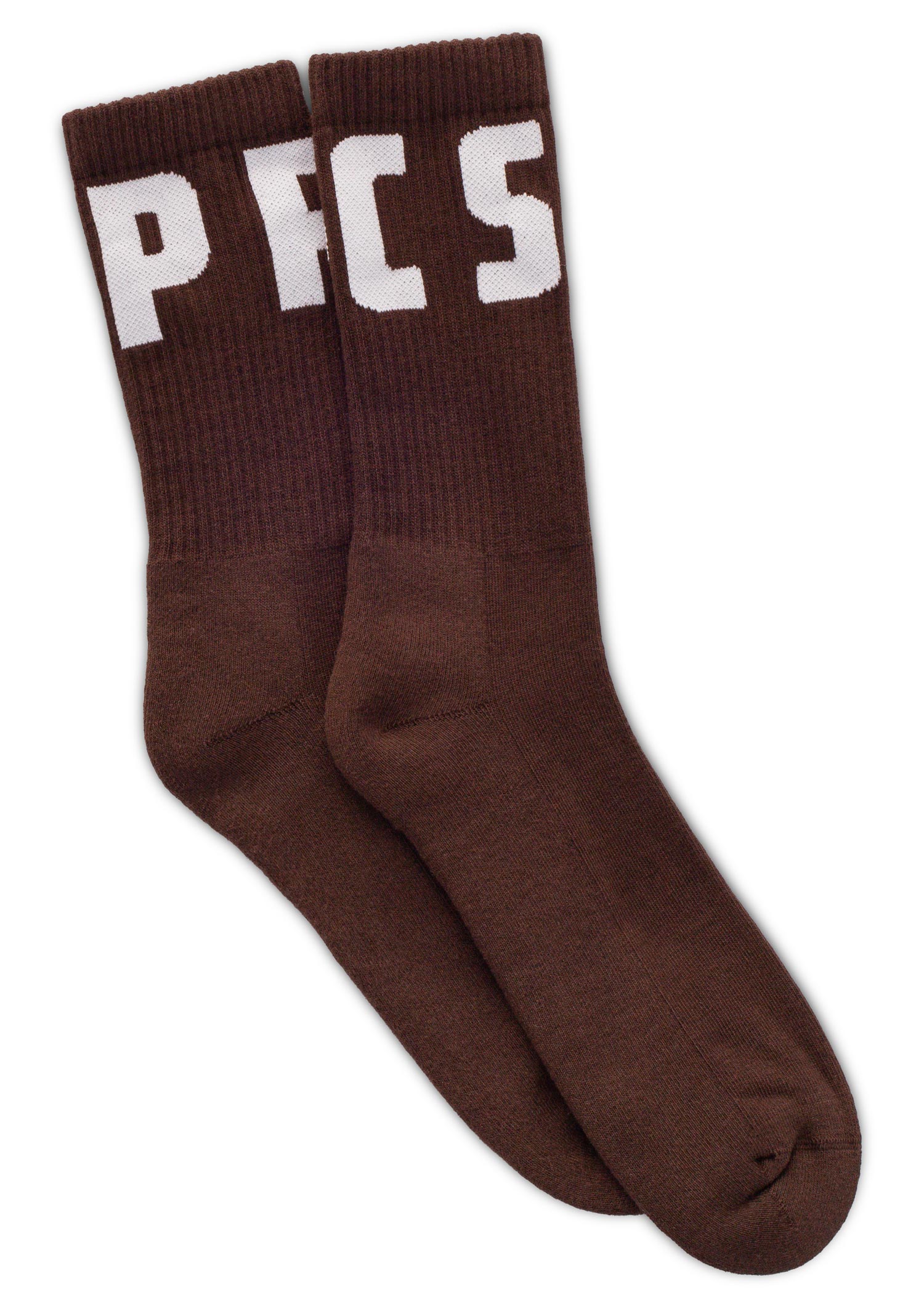 Tennis socks "FCSP" brown-white