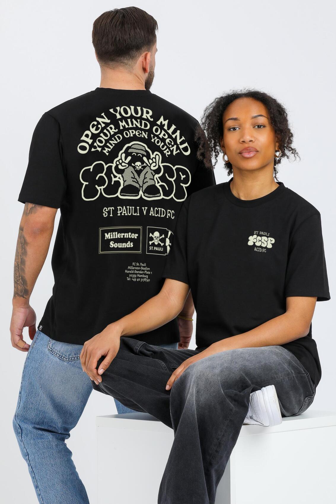  FCSP x Acid FC - T-Shirt schwarz