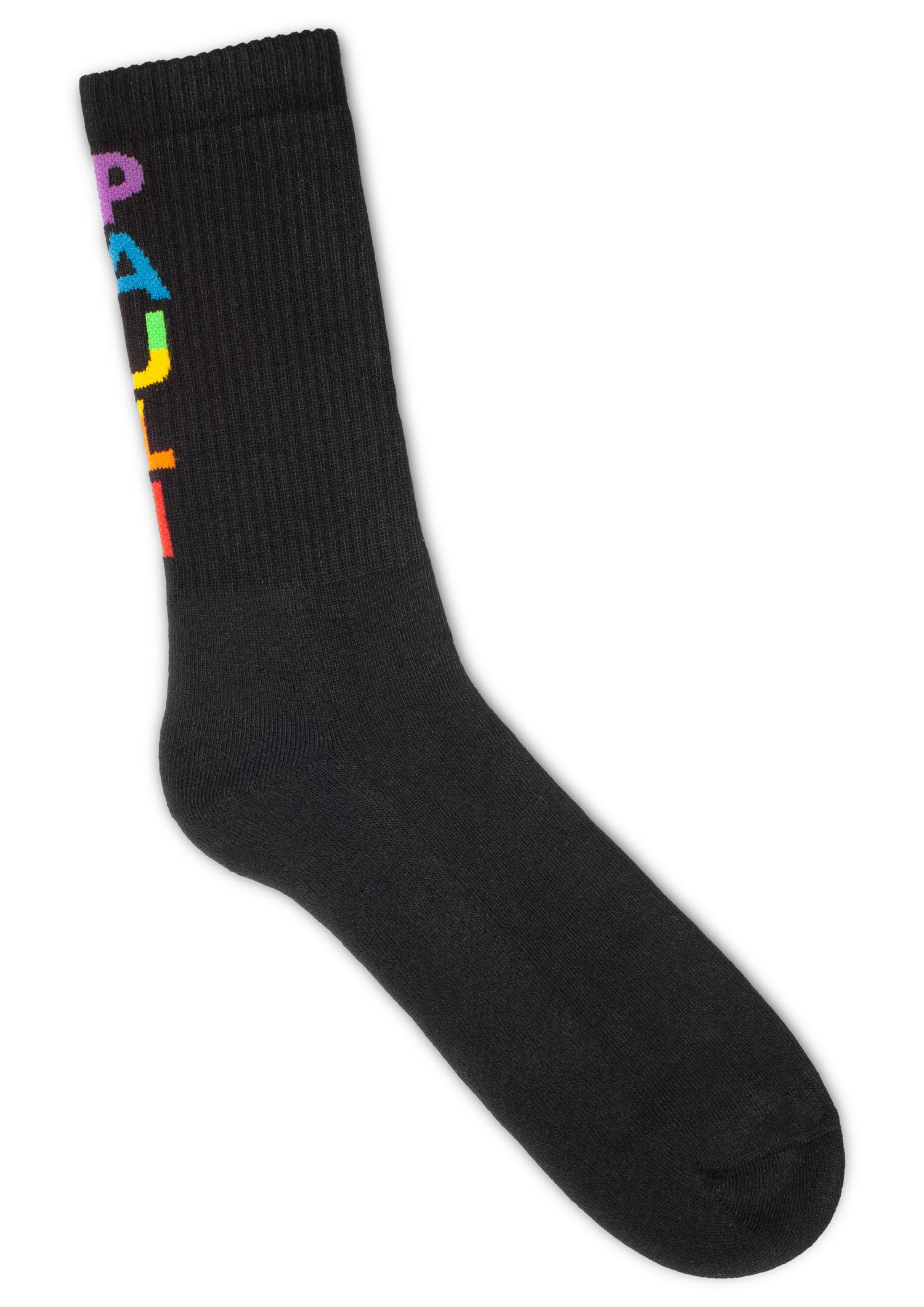 Tennis socks "Rainbow" black