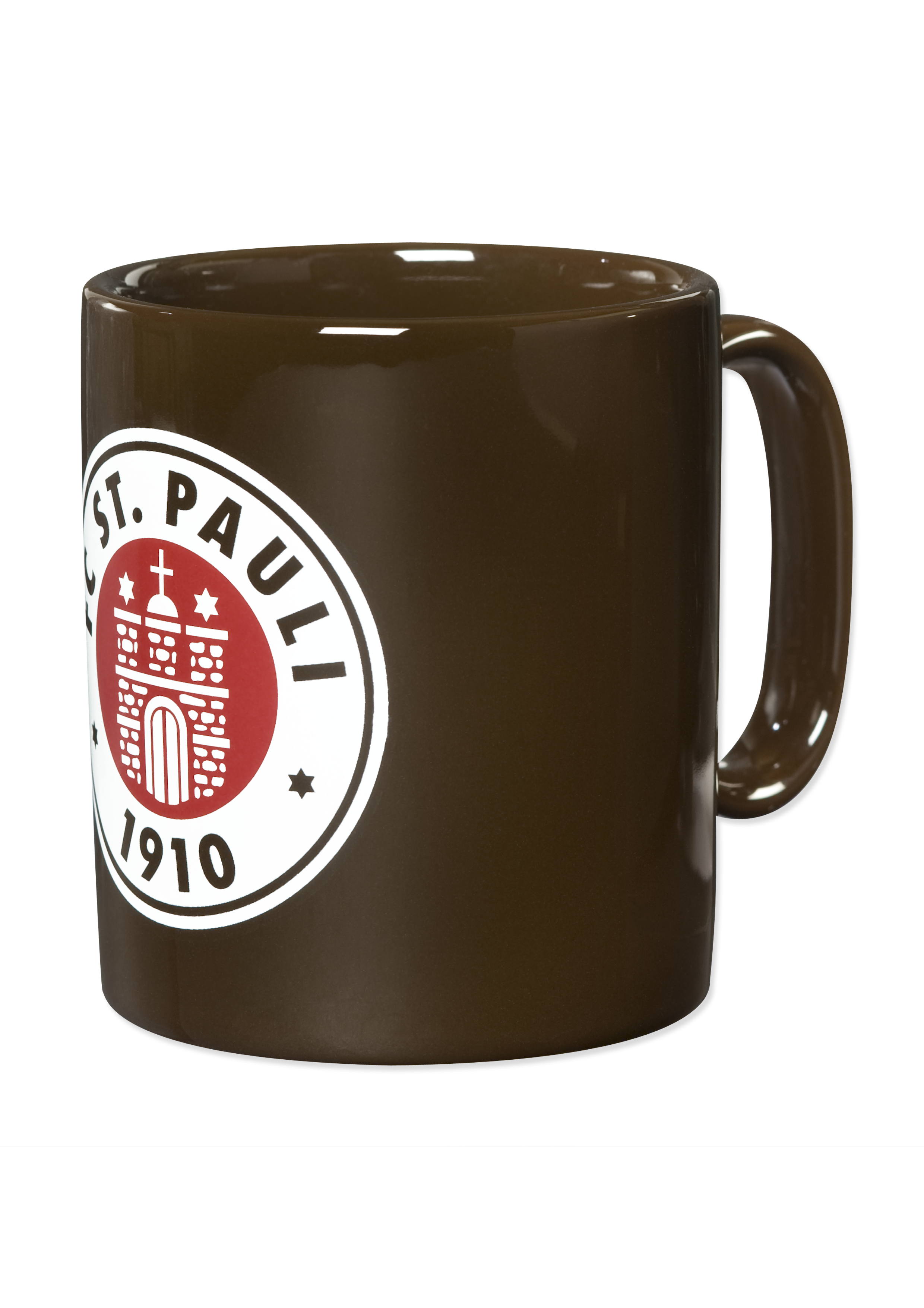 Logo coffee mug, brown