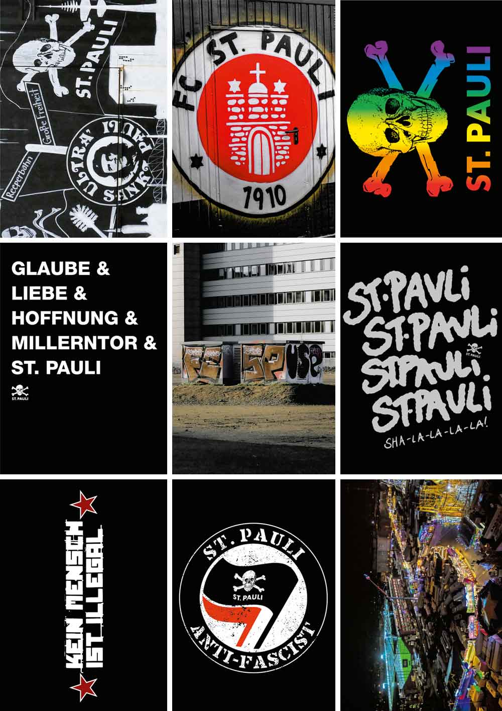 Postcards Set II FC St. Pauli - 10 pcs