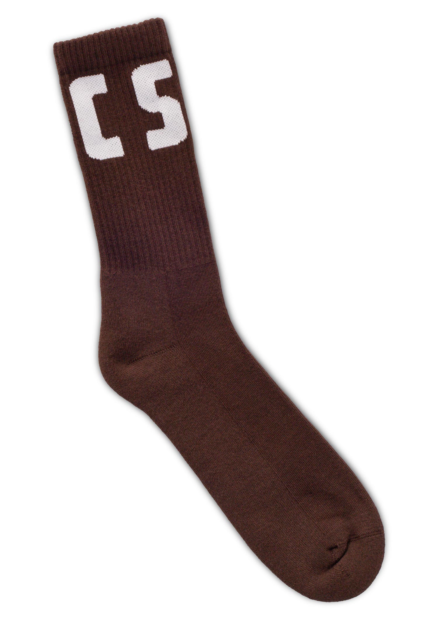 Tennis socks "FCSP" brown-white