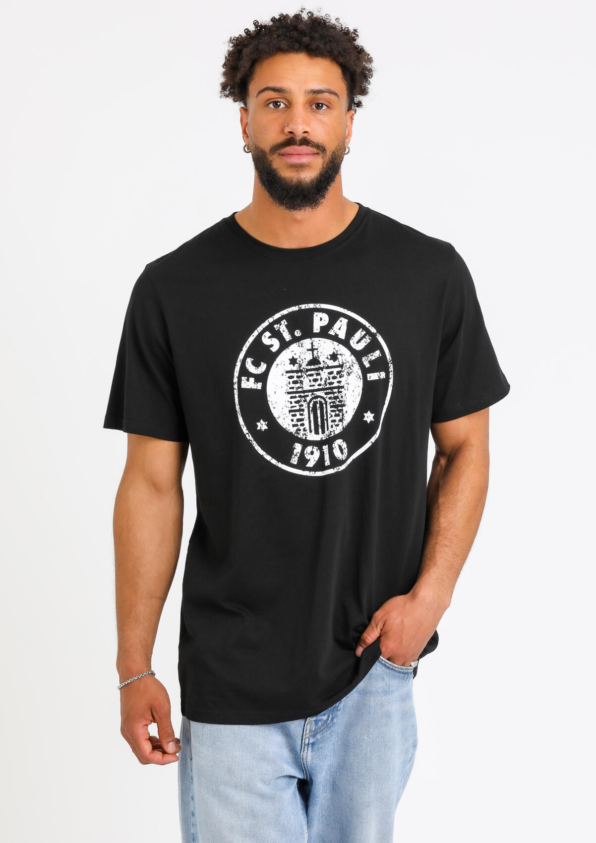 T-Shirt Logo Schwarz - Weiss