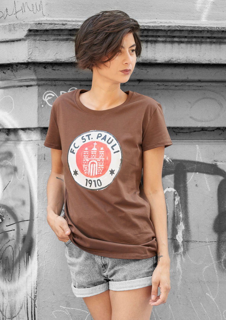 Frauen T-Shirt Logo Paint