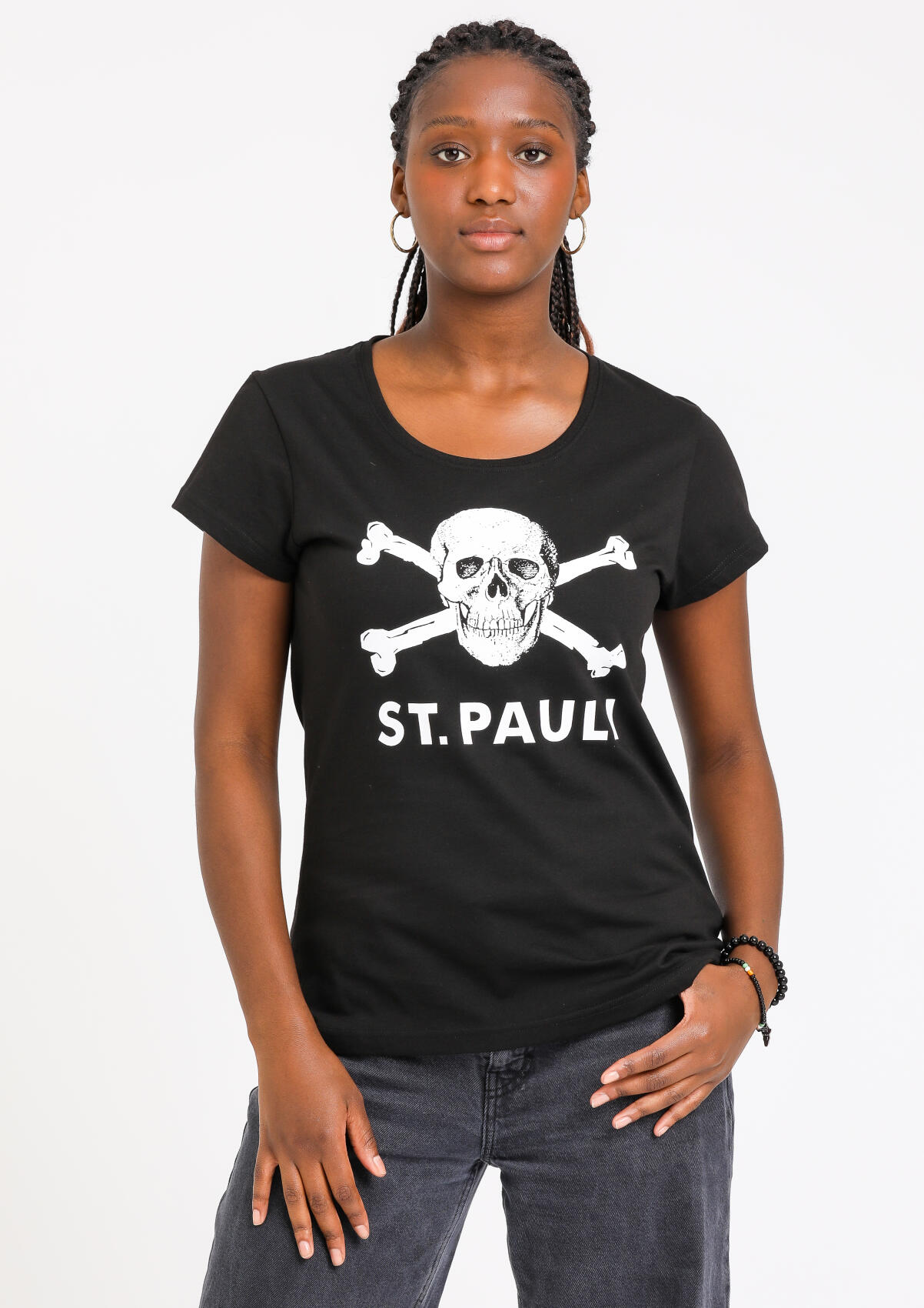 T-Shirt - waisted "skull and crossbones I"