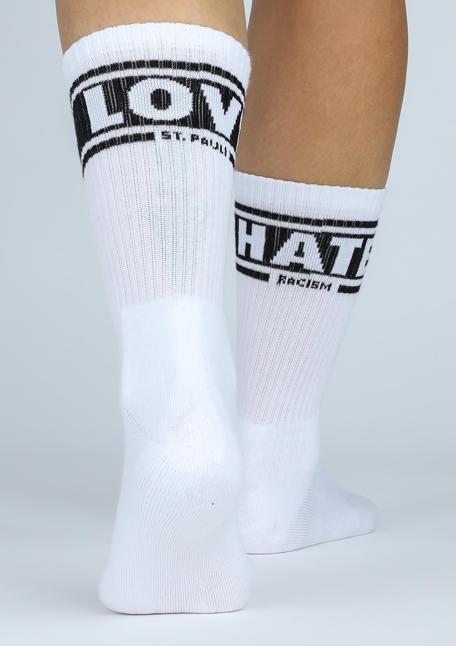 Tennis socks "Love Hate" white