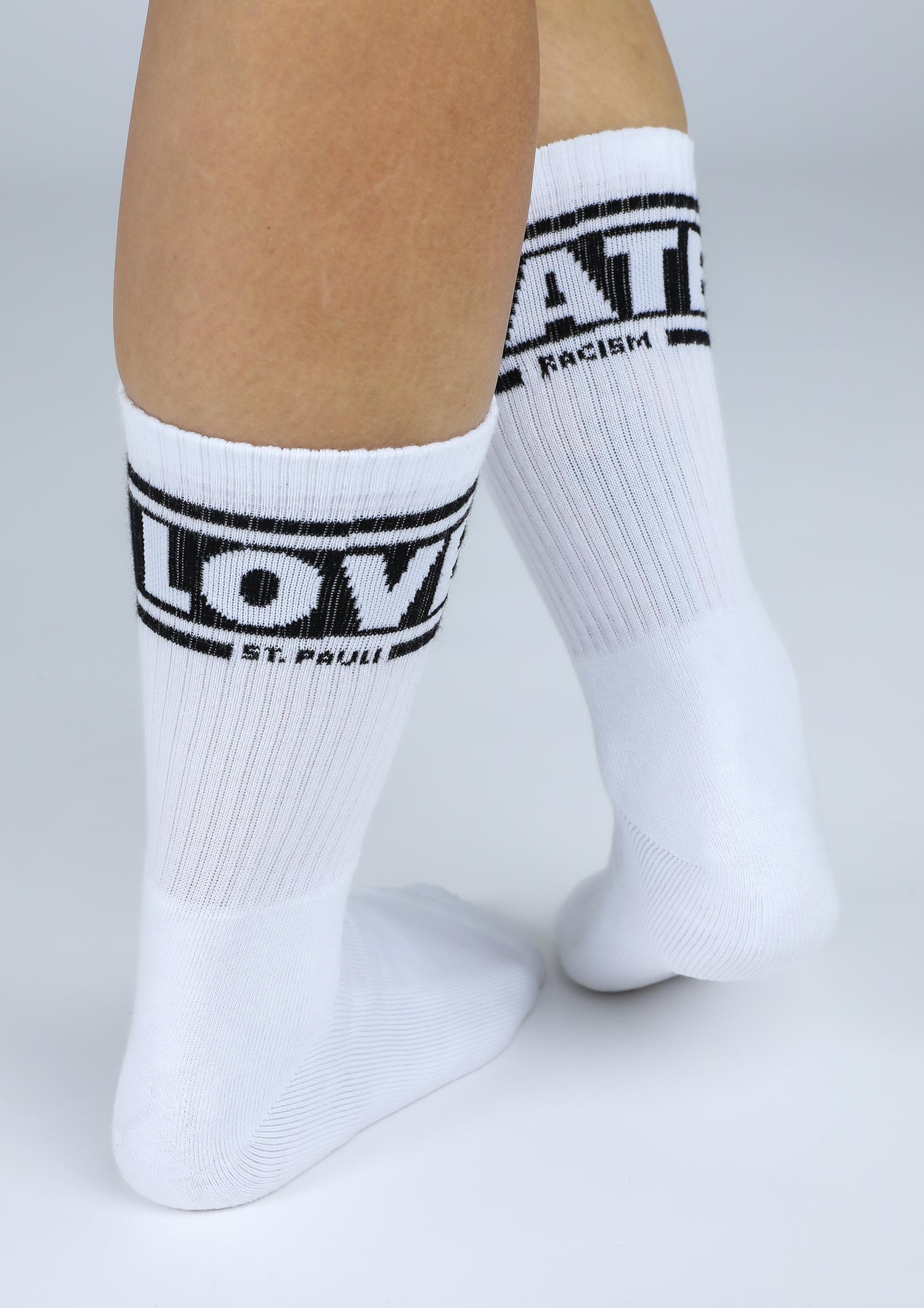 Tennis socks "Love Hate" white