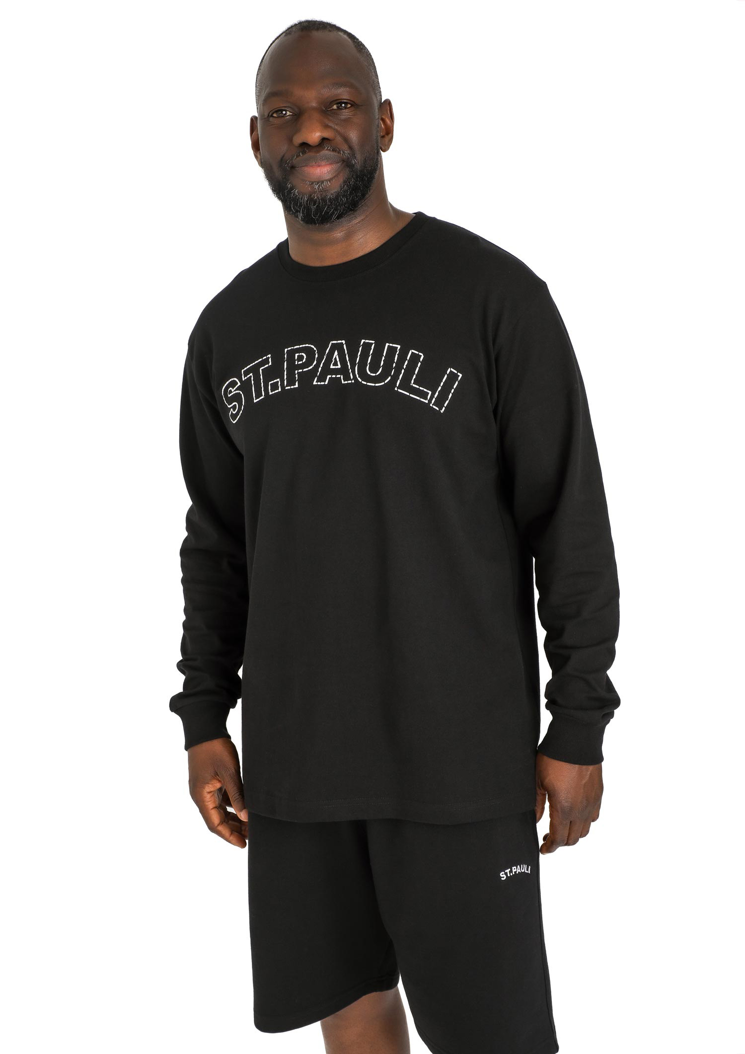 Longsleeve "College" schwarz