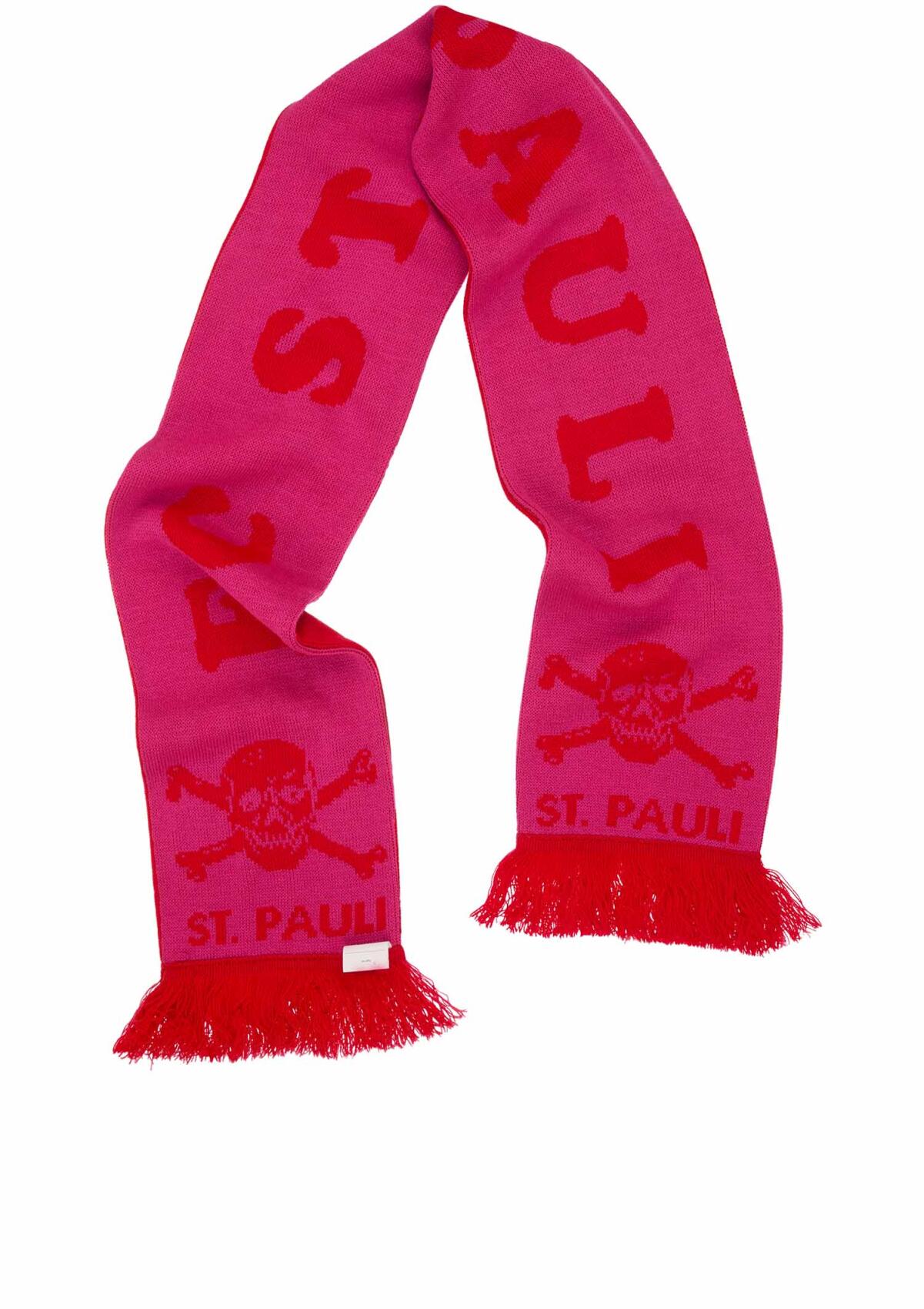 Schal "FC St. Pauli" - pink / rot