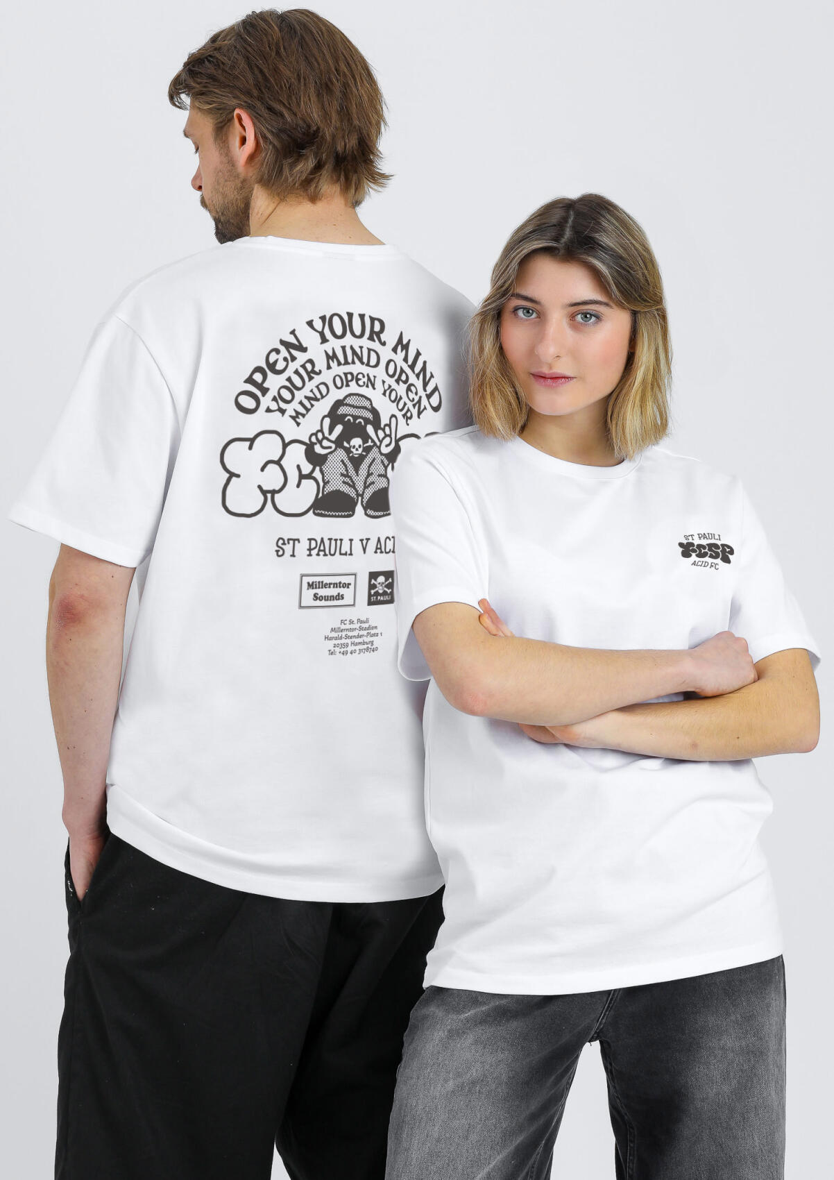 FCSP x Acid FC - T-Shirt weiß