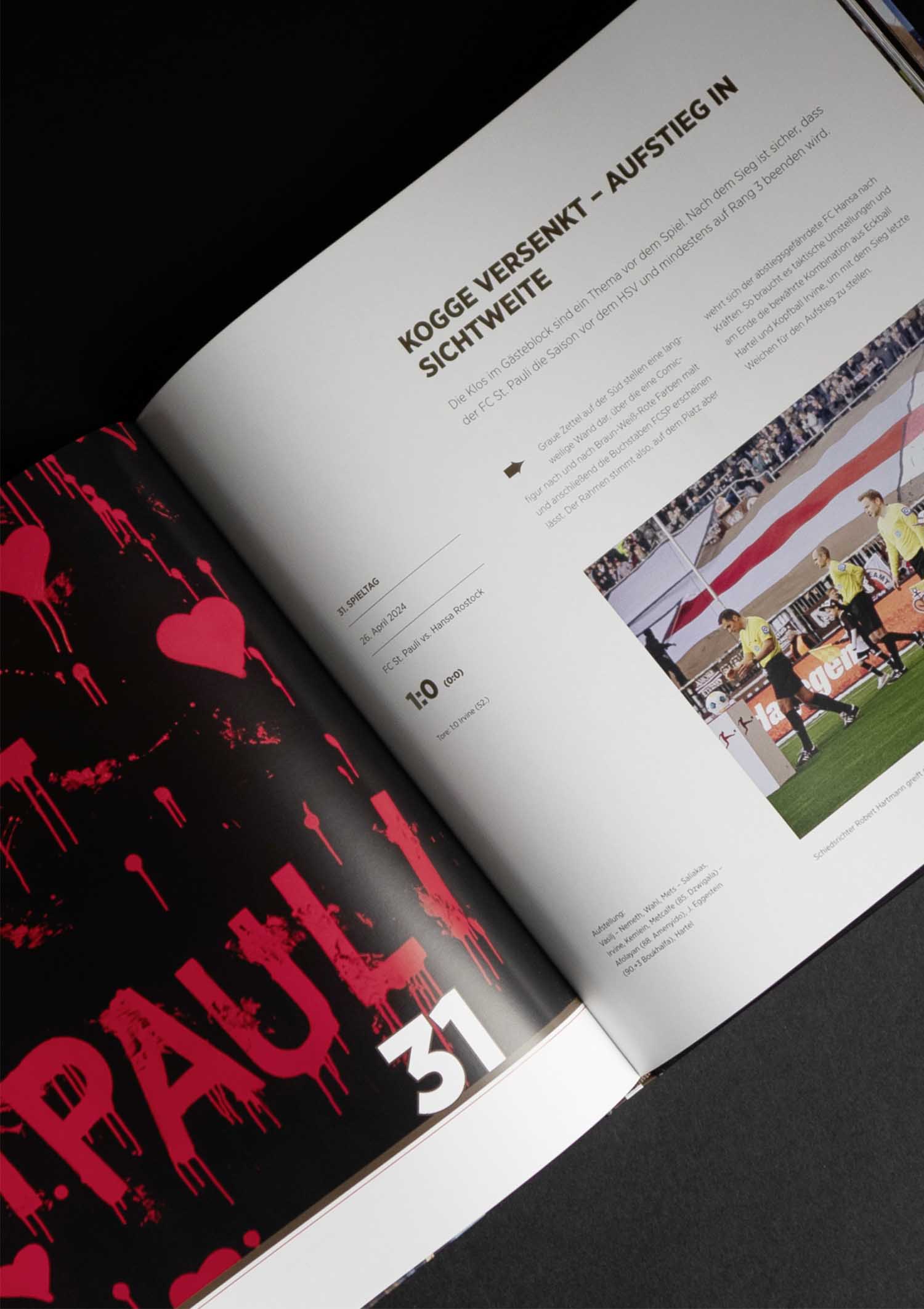 Illustrated Book "Erstklassig FC St. Pauli"