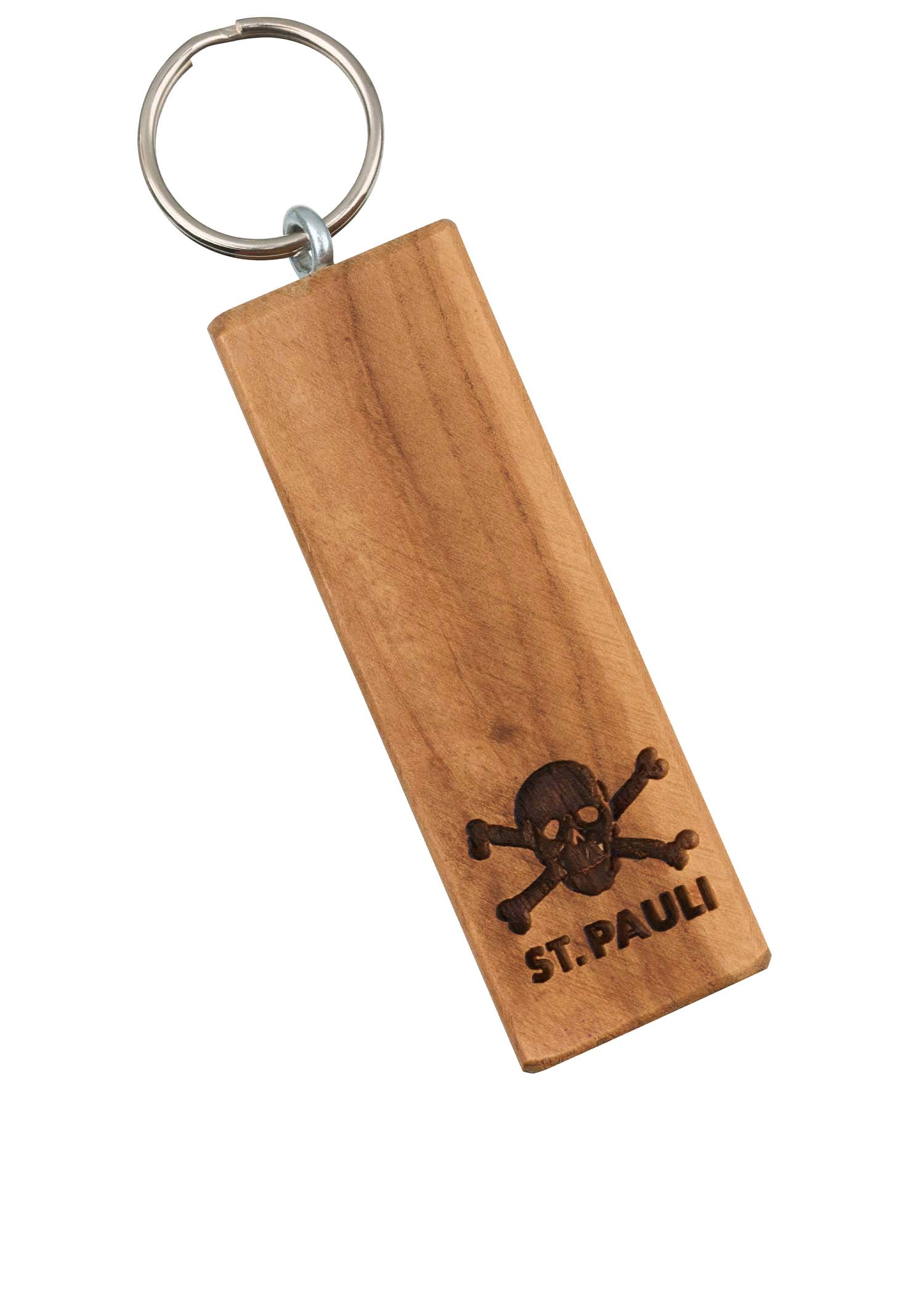 Key Ring St. Pauli - Olive Wood