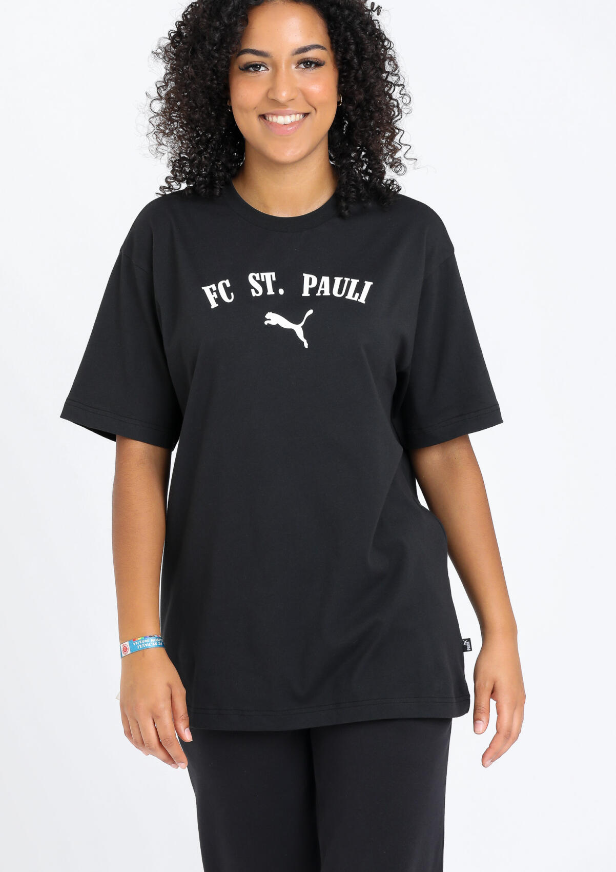 Puma - T-Shirt FC St. Pauli, schwarz