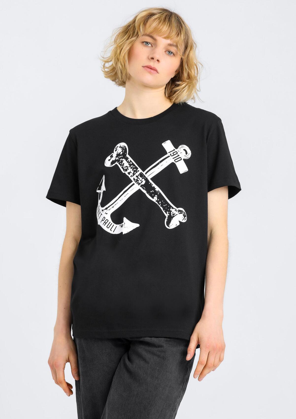 T-shirt Anchor, black