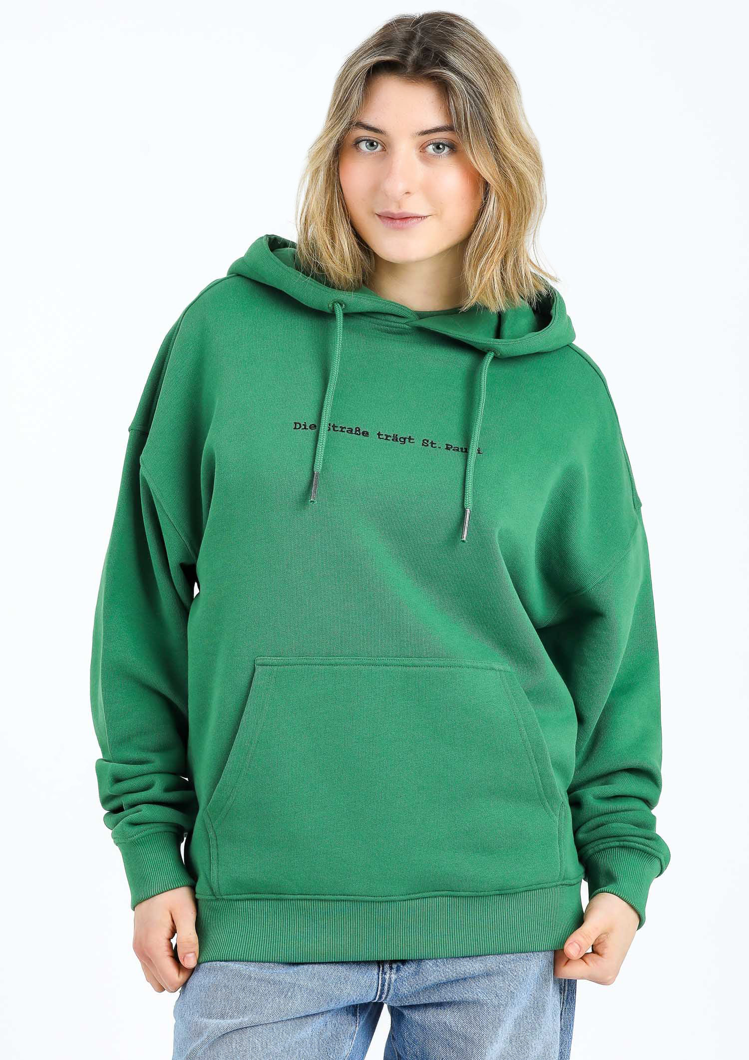 Hoodie "Die Strasse trägt" - green