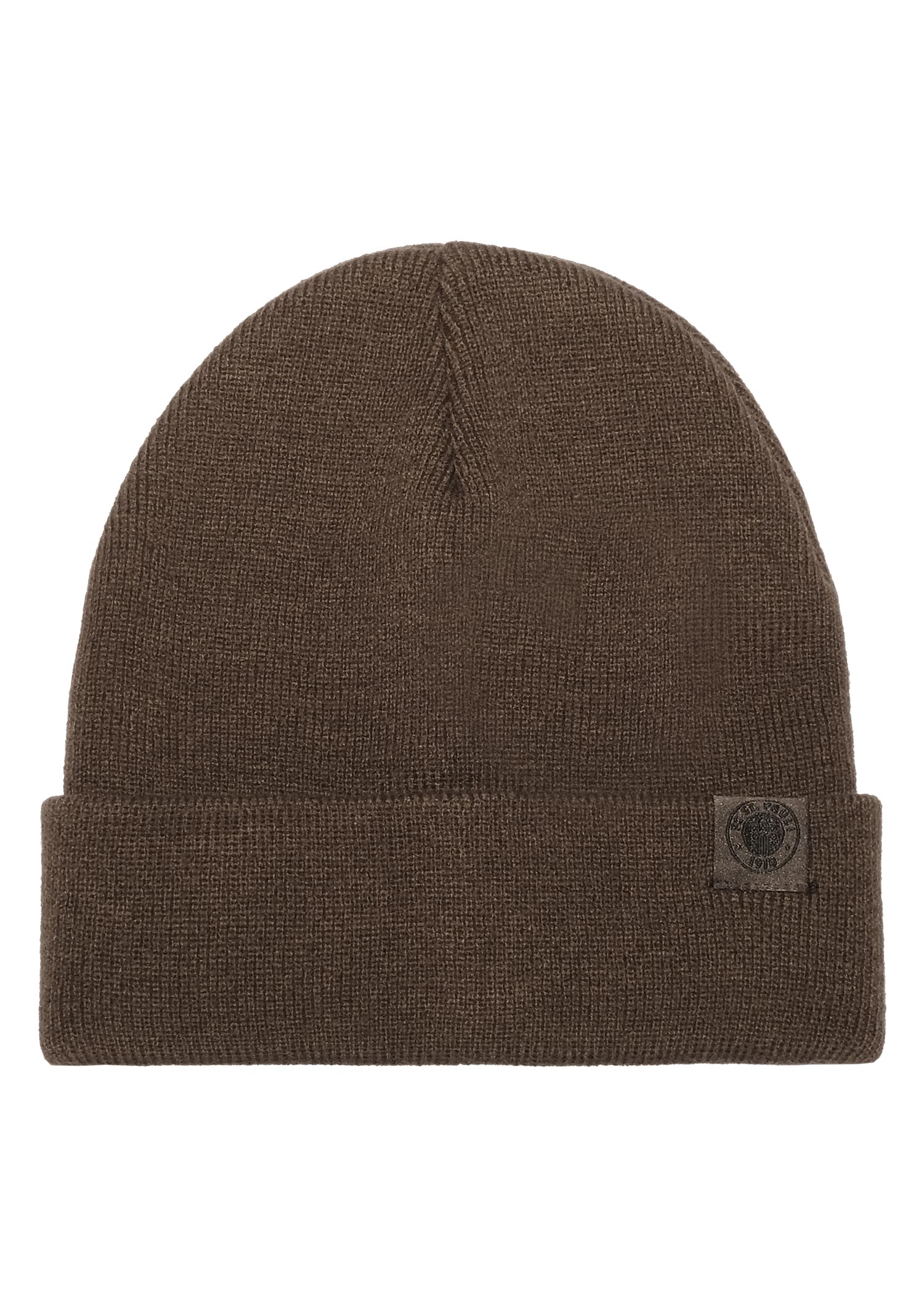 Beanie fisherman brown logo