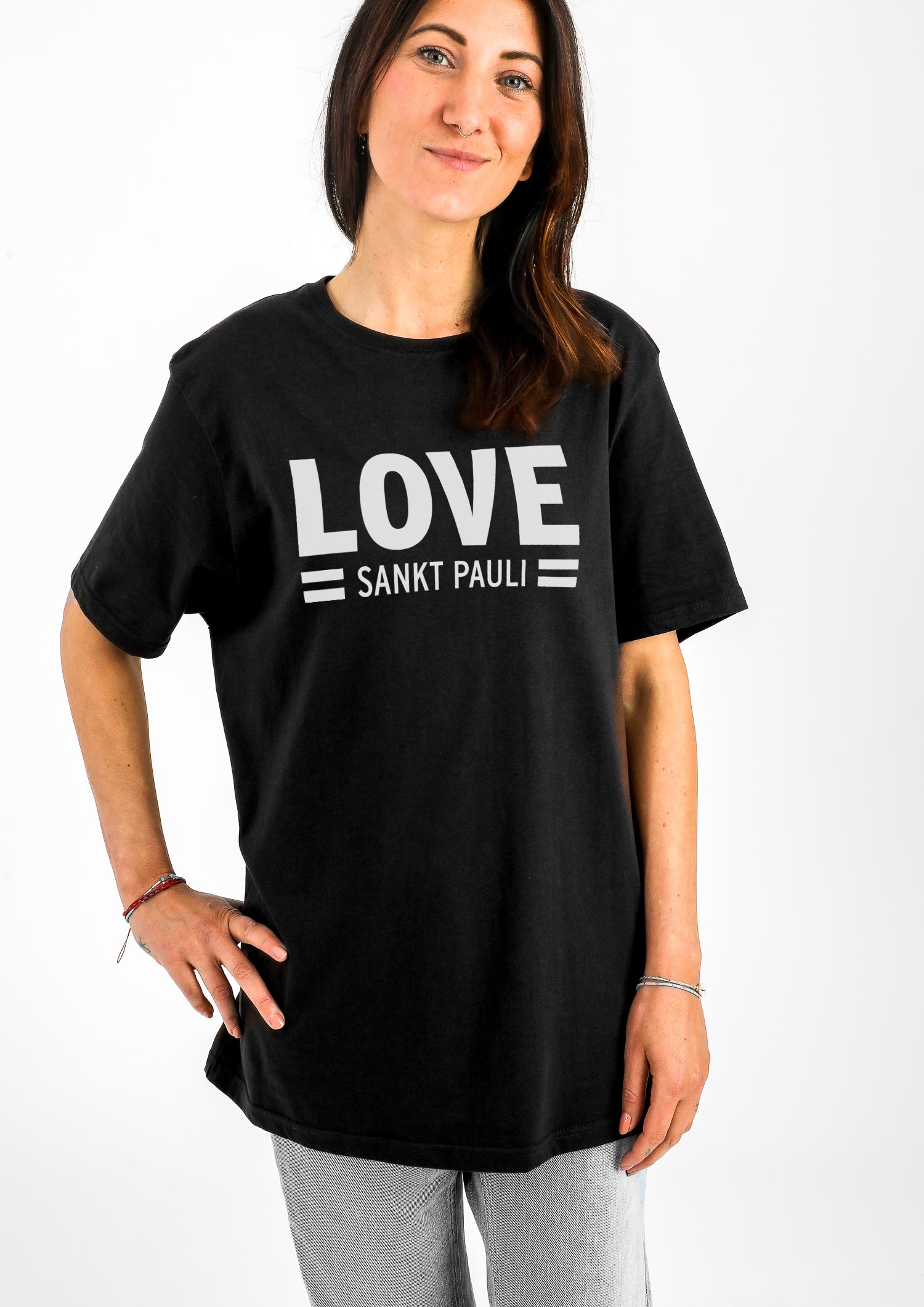 T-Shirt "Love Hate" - black