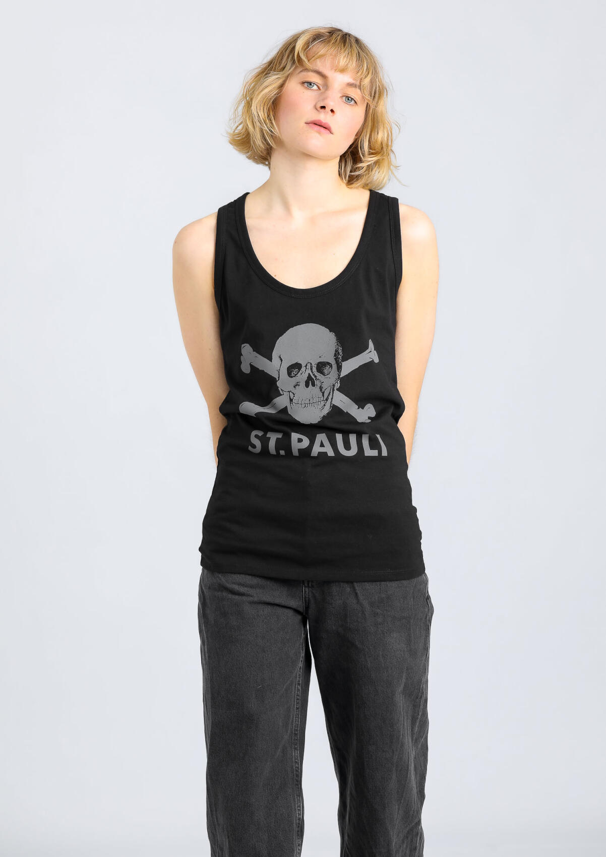 Tanktop Skull and Crossbones 