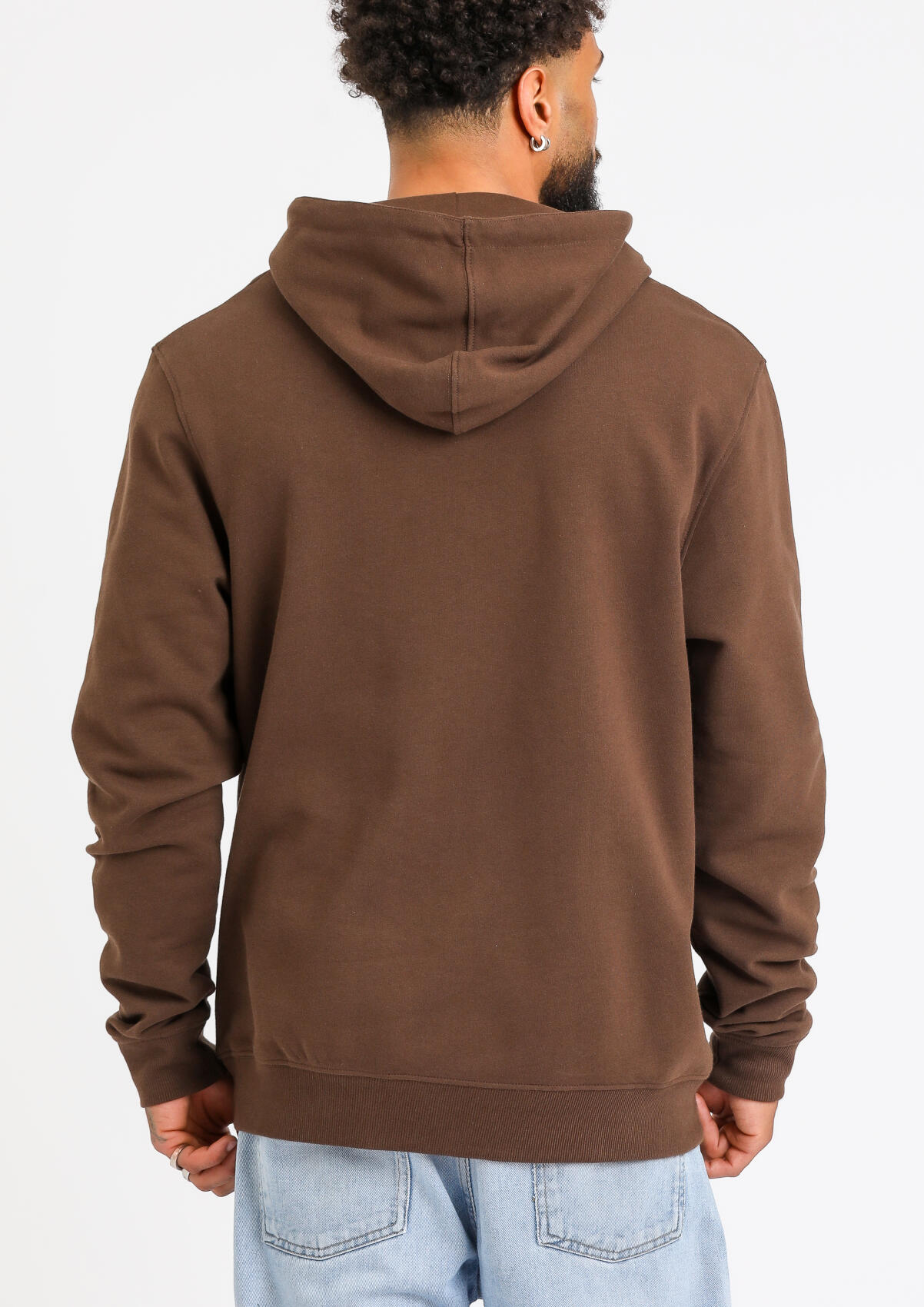 Hooded sweater Skull Brown