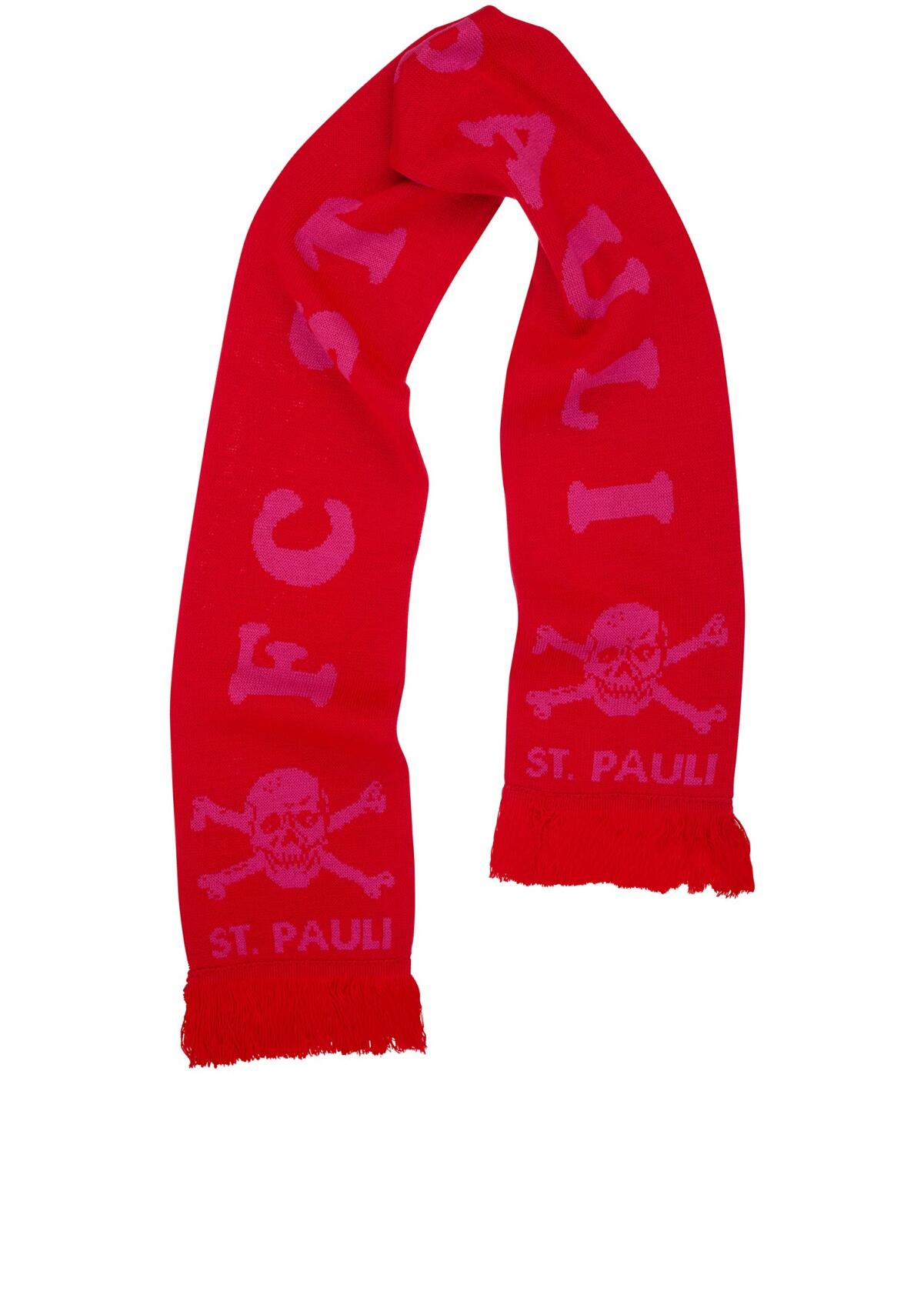 Scarf "FC St. Pauli"  - pink / red