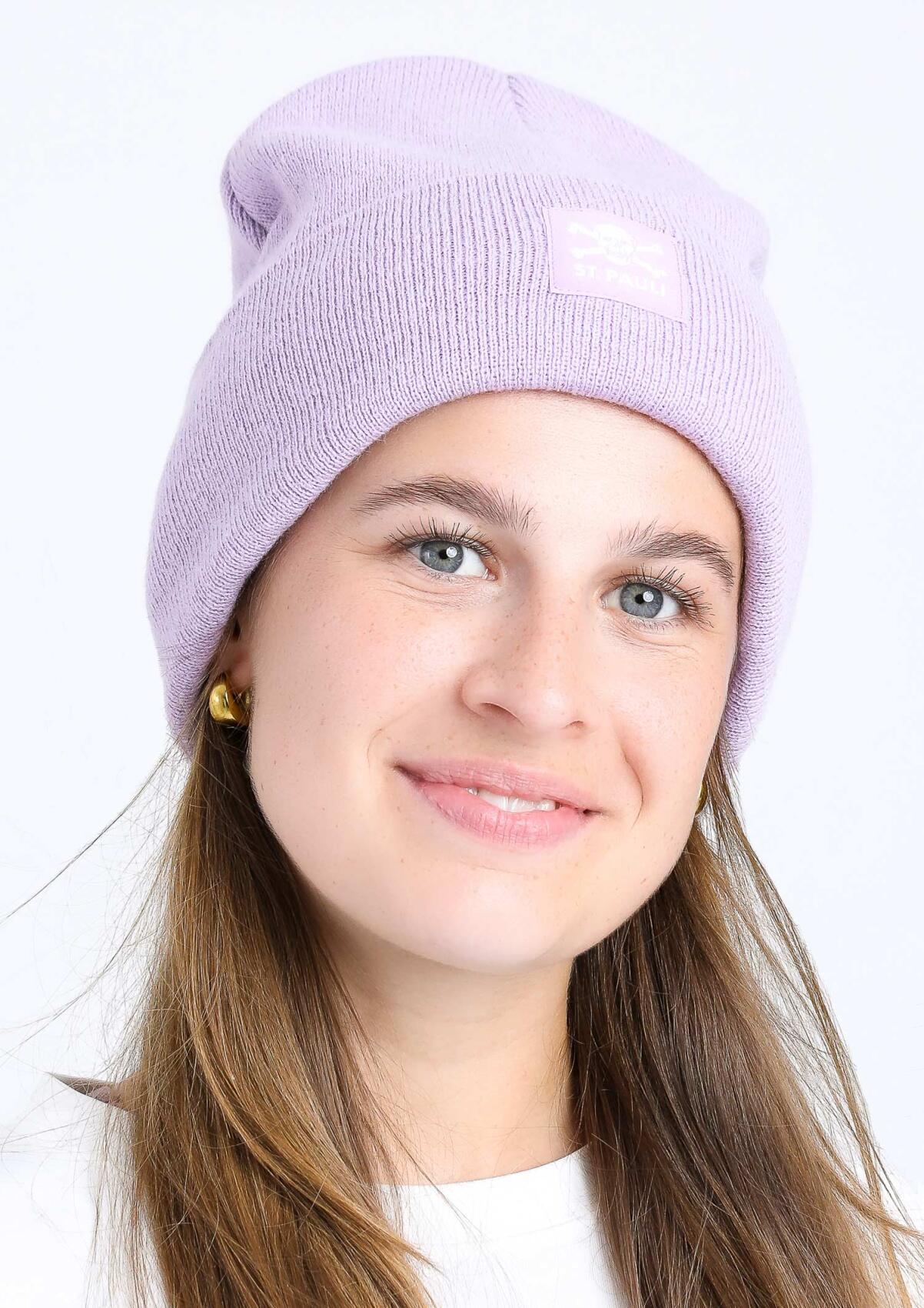 Beanie - Skull Purple