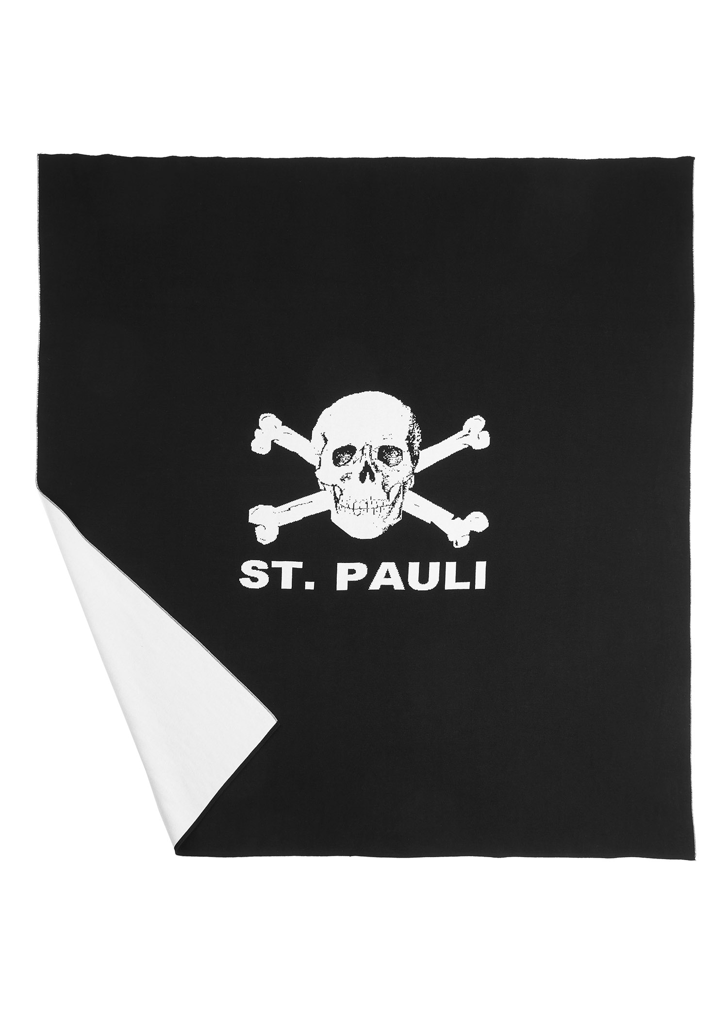 Strickdecke Totenkopf