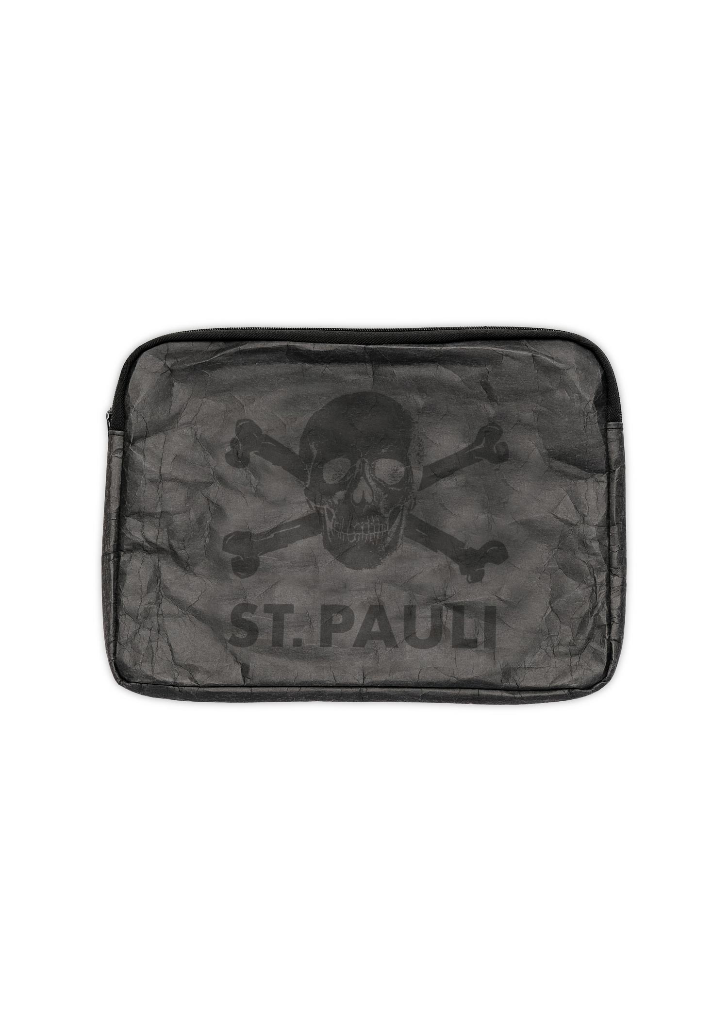 Laptoptasche Kraftpapier Totenkopf