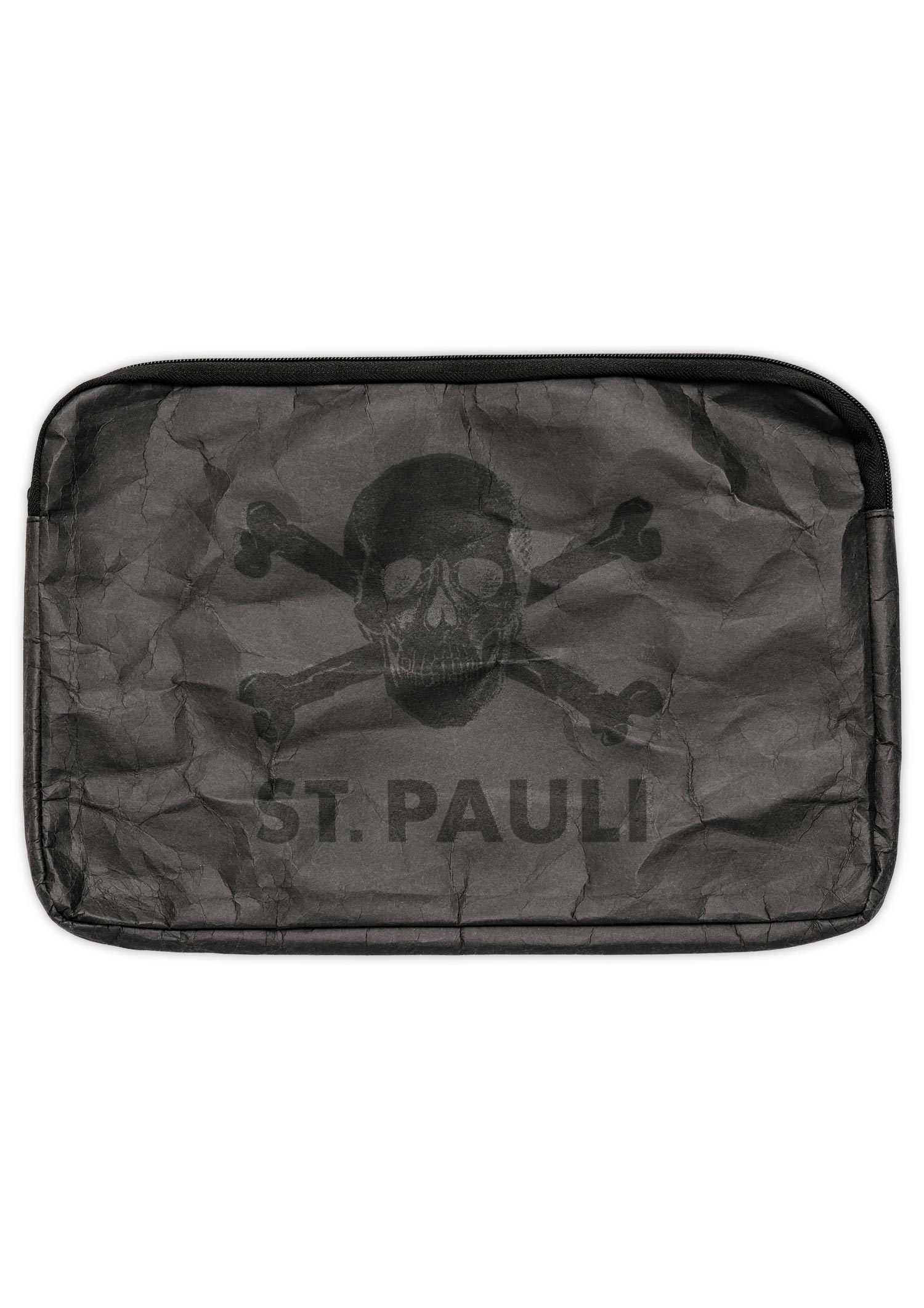 Laptoptasche Kraftpapier Totenkopf