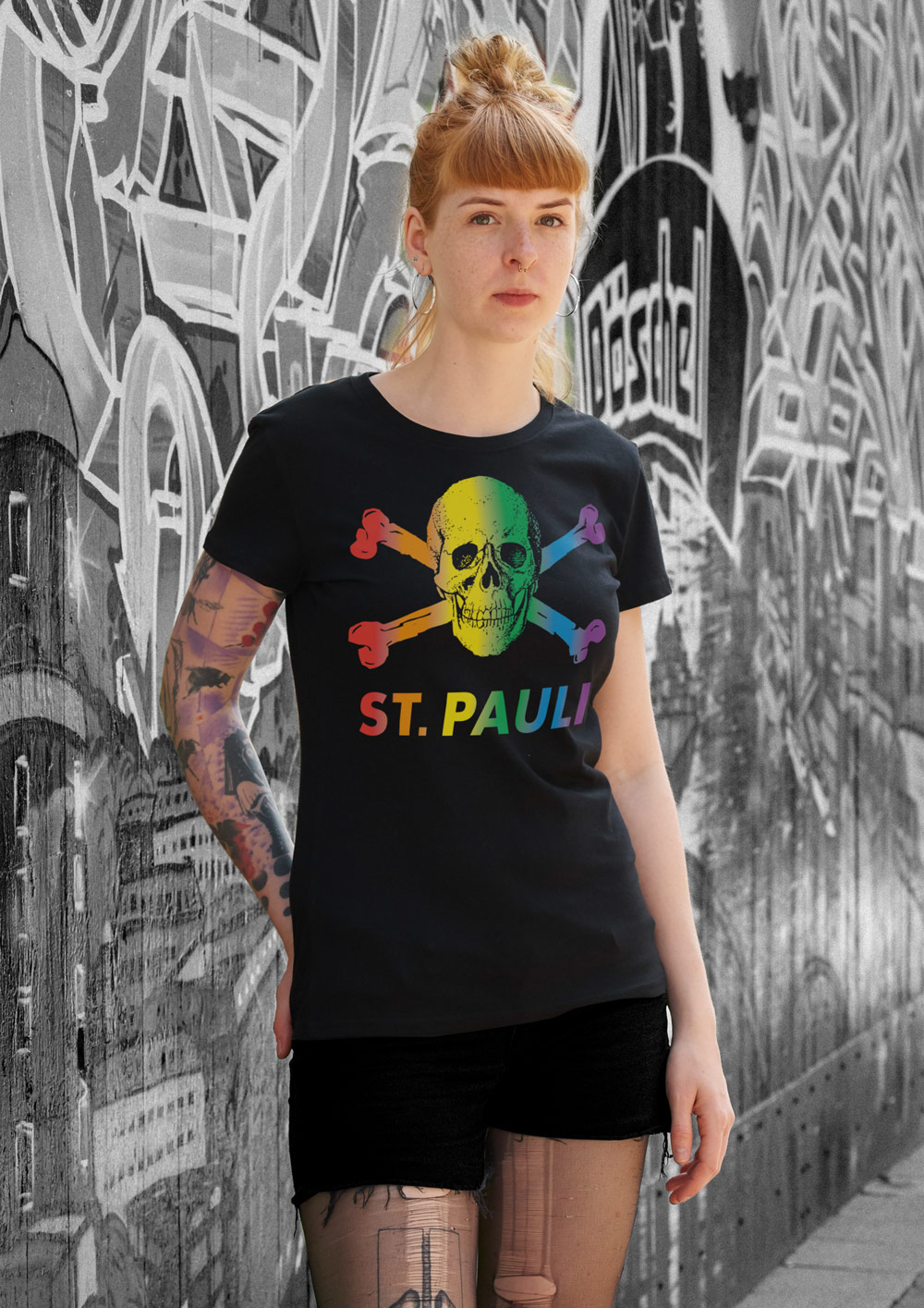 Women's T-Shirt Rainbow