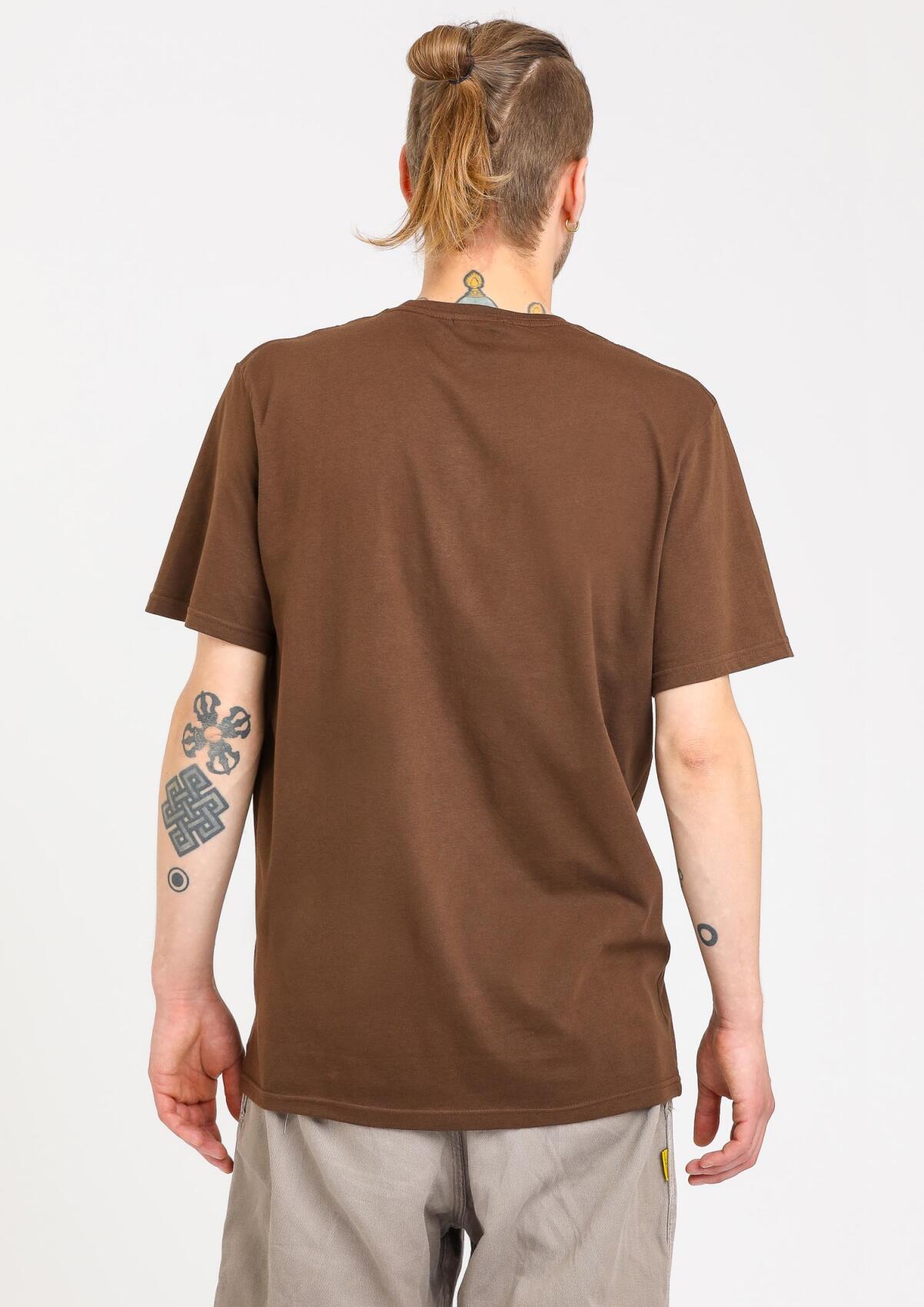 Skull and crossbones T-shirt, brown